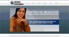 Desktop Screenshot of conexionesinternacionales.com